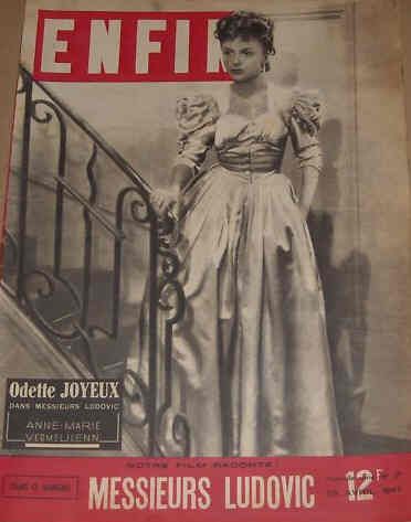 ENFIN FILM magazine side cover 19 April 1947