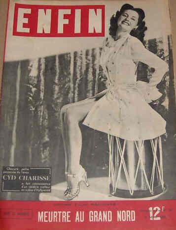ENFIN FILM magazine side cover 3 May 1947
