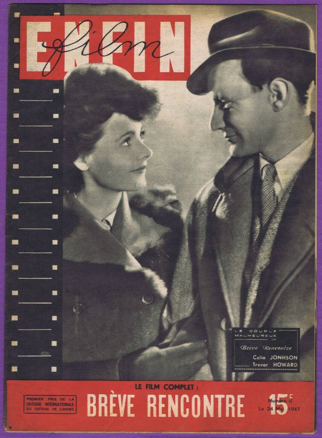 ENFIN FILM magazine side cover 24 May 1947