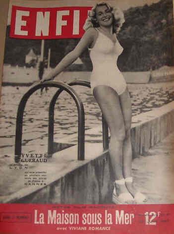 ENFIN FILM magazine side cover 21 June 1947