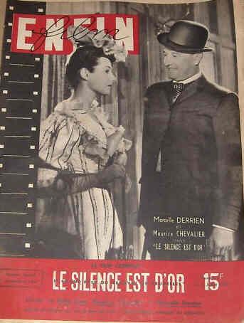 ENFIN FILM magazine side cover 5 July 1947
