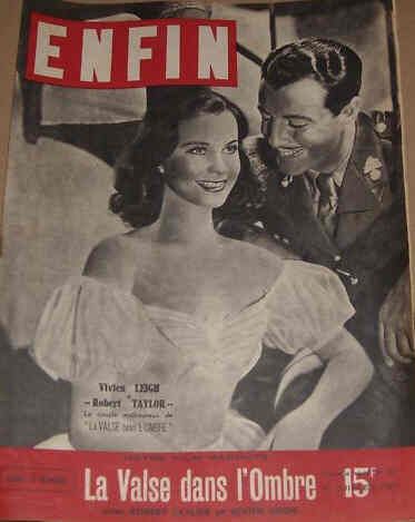 ENFIN FILM magazine side cover 12 July 1947