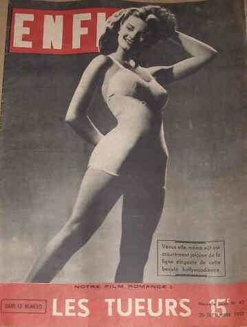 ENFIN FILM magazine side cover 20 September 1947
