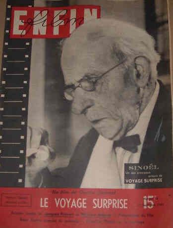 ENFIN FILM magazine side cover 27 September 1947