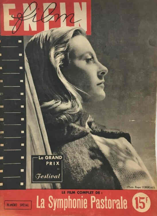 ENFIN FILM magazine side cover   1946