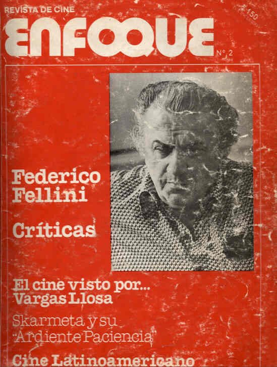 ENFOQUE (REVISTA DE CINE) magazine side cover Issue 2 Summer 1984