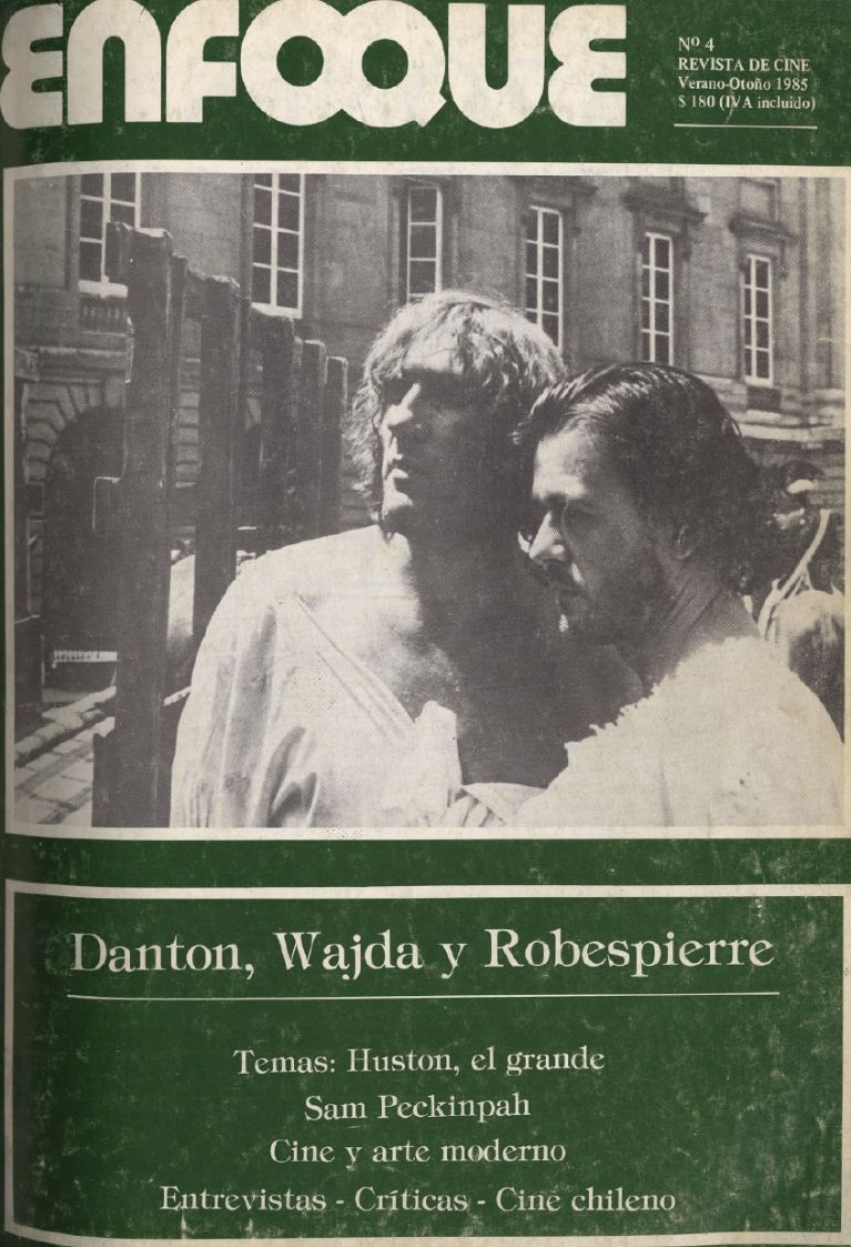 ENFOQUE (REVISTA DE CINE) magazine side cover Issue 4 Summer 1985
