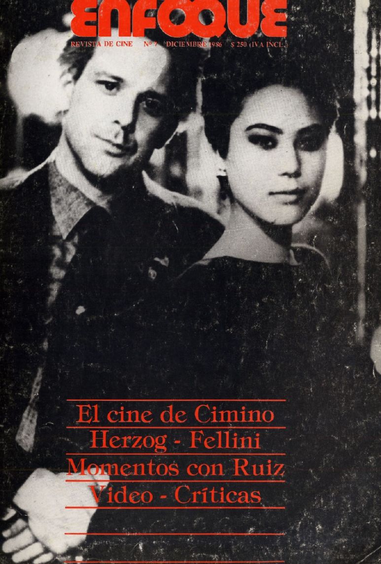 ENFOQUE (REVISTA DE CINE) magazine side cover Issue 7 December 1986