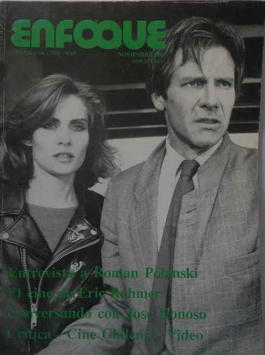 ENFOQUE (REVISTA DE CINE) magazine side cover Issue 10  November 1988