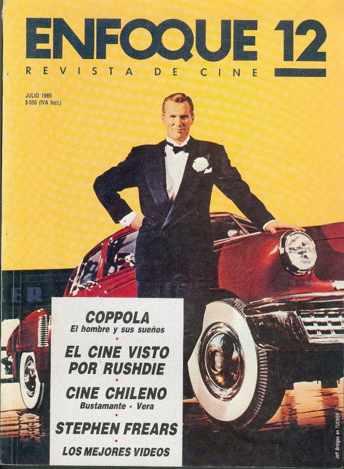 ENFOQUE (REVISTA DE CINE) magazine side cover Issue 12  July 1989