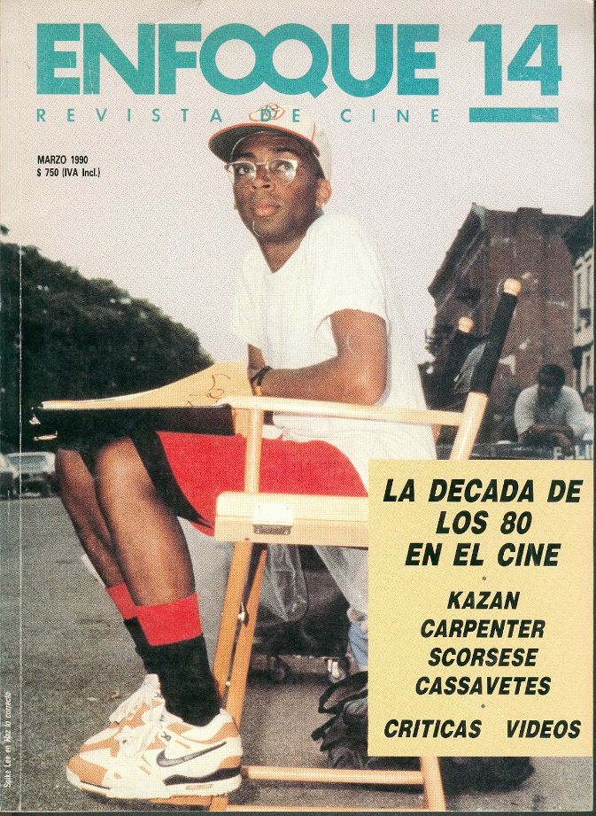 ENFOQUE (REVISTA DE CINE) magazine side cover Issue 14  March 1990