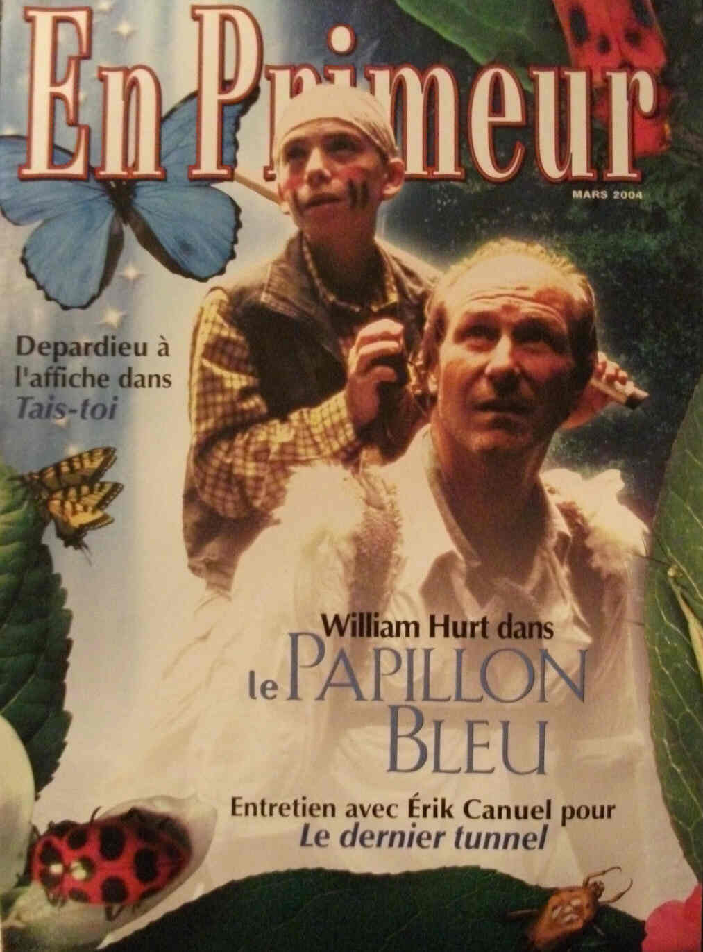 EN PRIMEUR magazine side cover March 2004