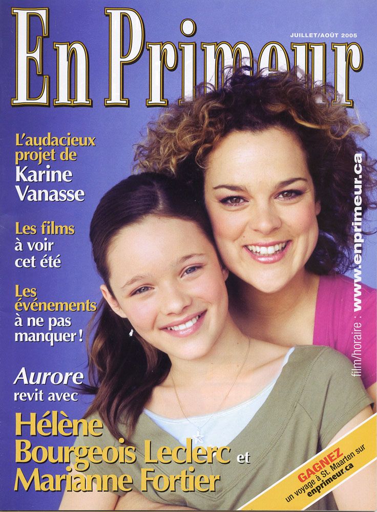 EN PRIMEUR magazine side cover July/August 2005