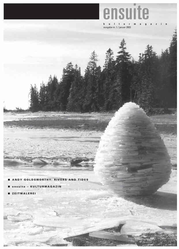 ENSUITE magazine side cover Issue 1 January 2003