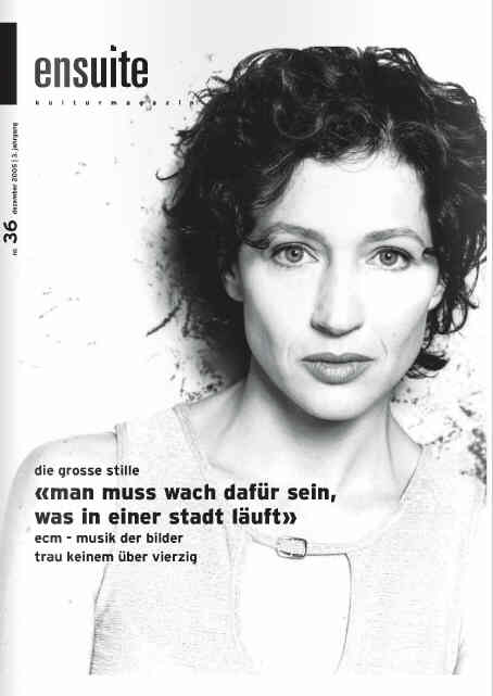 ENSUITE magazine side cover Issue 36 December 2005