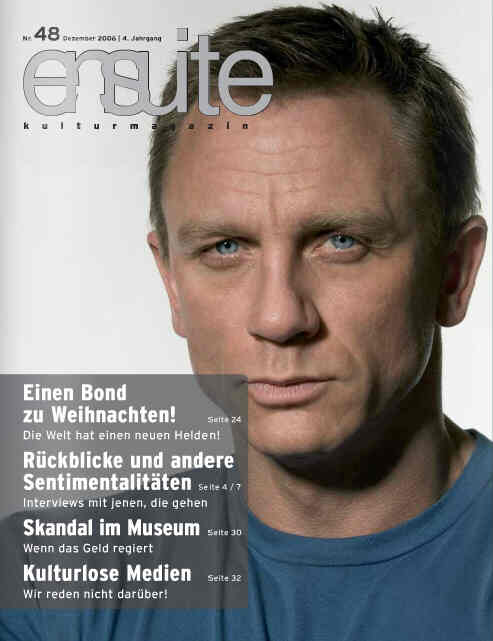 ENSUITE magazine side cover Issue 48 December 2006