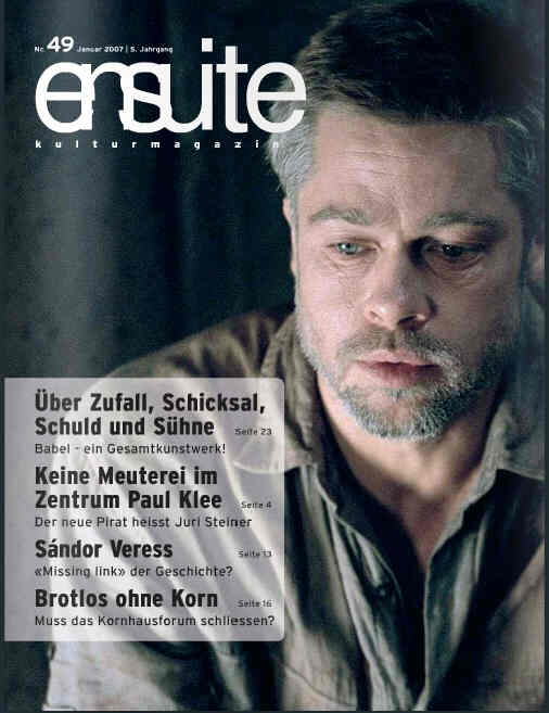 ENSUITE magazine side cover Issue 49 January 2007