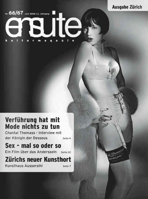 ENSUITE magazine side cover Issue 66/67 June 2008
