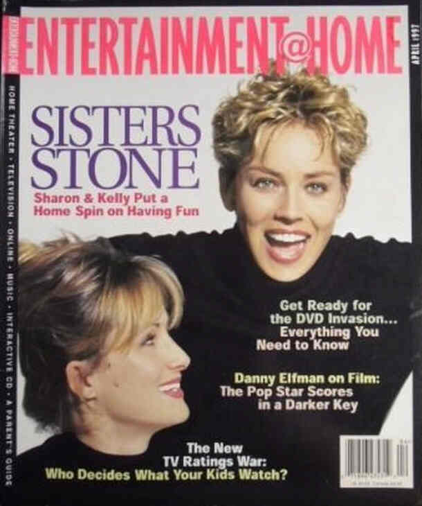ENTERTAINMENT AT HOME magazine side cover April 1997