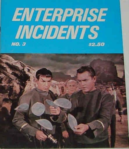 ENTERPRISE INCIDENTS/SF MOVIE LAND magazine side cover Issue 3 January 1977