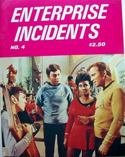 ENTERPRISE INCIDENTS/SF MOVIE LAND magazine side cover Issue 4 June 1977