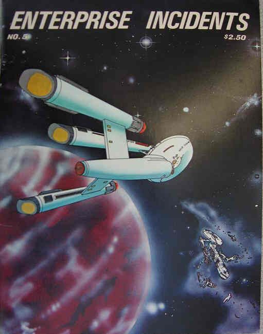 ENTERPRISE INCIDENTS/SF MOVIE LAND magazine side cover Issue 5 December 1977