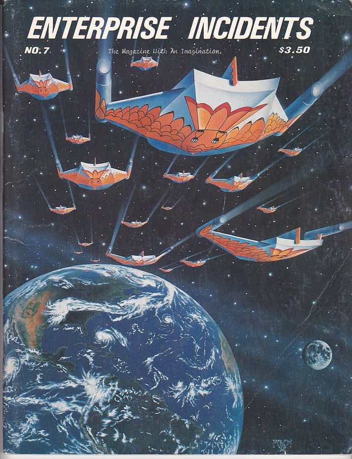 ENTERPRISE INCIDENTS/SF MOVIE LAND magazine side cover Issue 7 November 1979