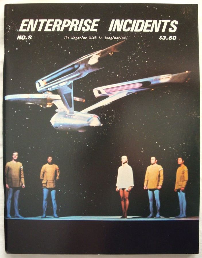 ENTERPRISE INCIDENTS/SF MOVIE LAND magazine side cover Issue 8 April 1980