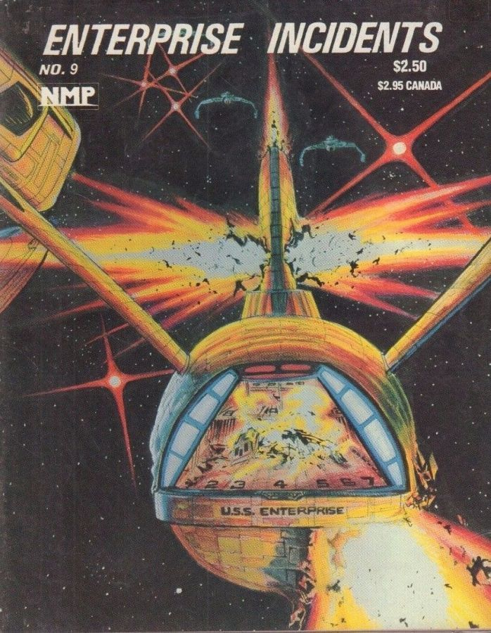 ENTERPRISE INCIDENTS/SF MOVIE LAND magazine side cover Issue 9  1982