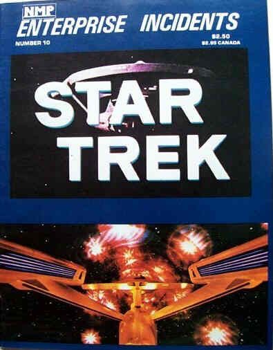 ENTERPRISE INCIDENTS/SF MOVIE LAND magazine side cover Issue 10  1982