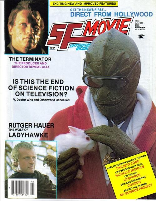 ENTERPRISE INCIDENTS/SF MOVIE LAND magazine side cover Issue 30 June 1985