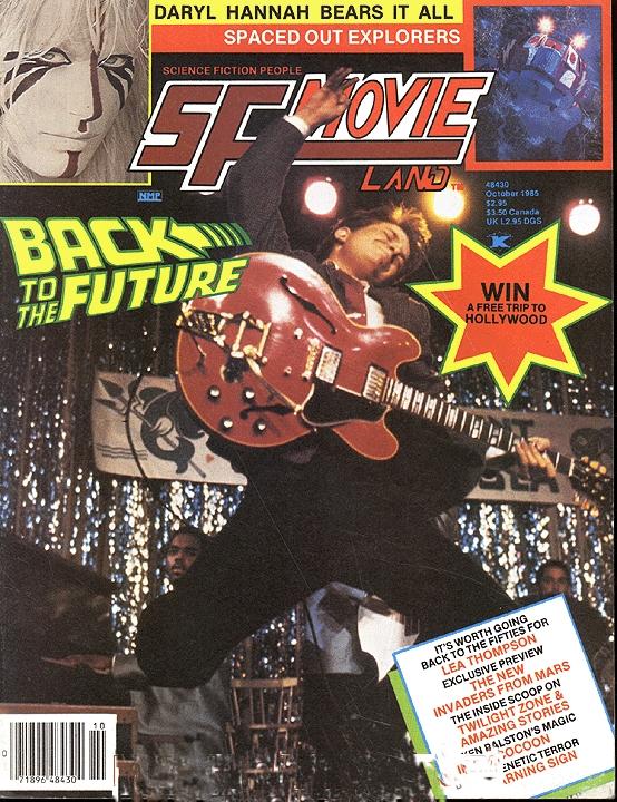 ENTERPRISE INCIDENTS/SF MOVIE LAND magazine side cover Issue 34 October 1985
