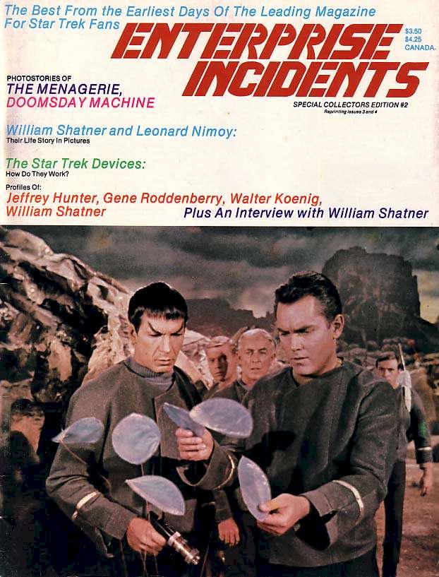 ENTERPRISE INCIDENTS/SF MOVIE LAND magazine side cover  Special # 2 January 1984