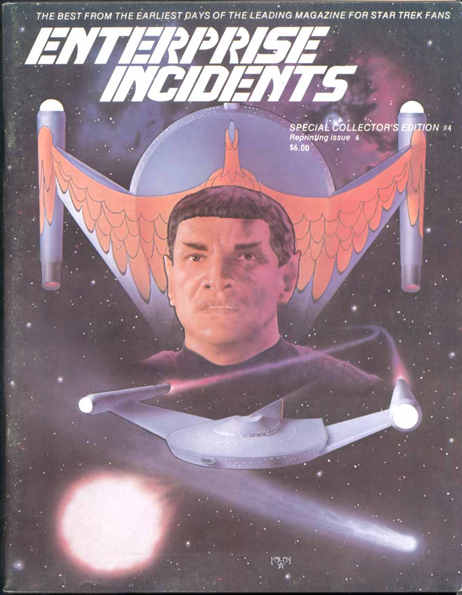 ENTERPRISE INCIDENTS/SF MOVIE LAND magazine side cover  Special # 4 July 1984