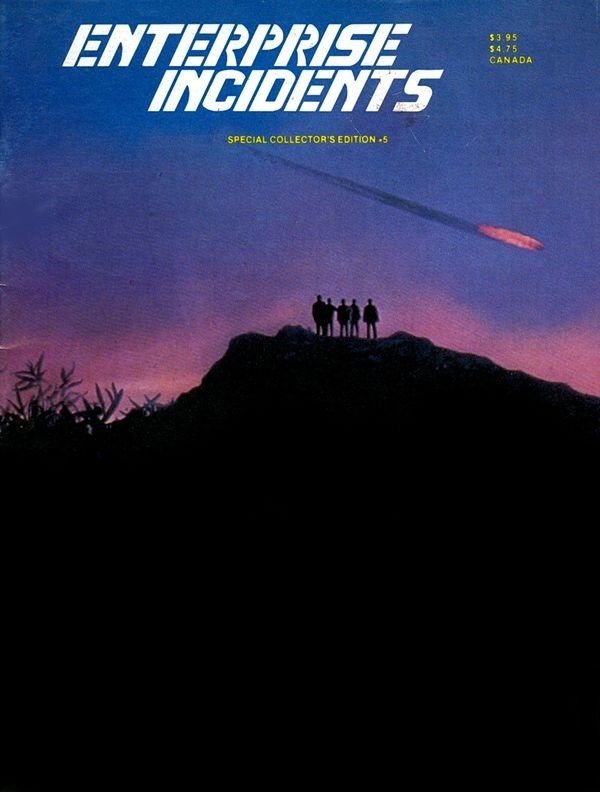 ENTERPRISE INCIDENTS/SF MOVIE LAND magazine side cover  Special # 5 November 1984