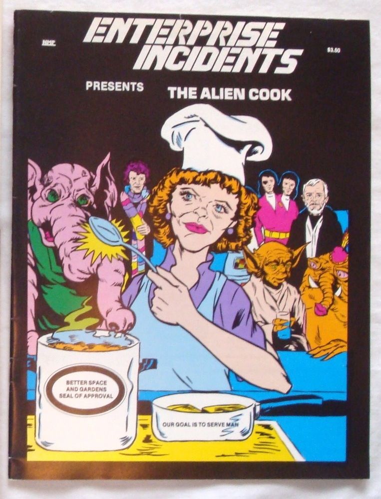 ENTERPRISE INCIDENTS/SF MOVIE LAND magazine side cover  Alien Cook Special  1984