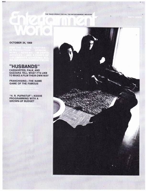 ENTERTAINMENT WORLD magazine side cover  Vol 1 # 3 24 October 1969