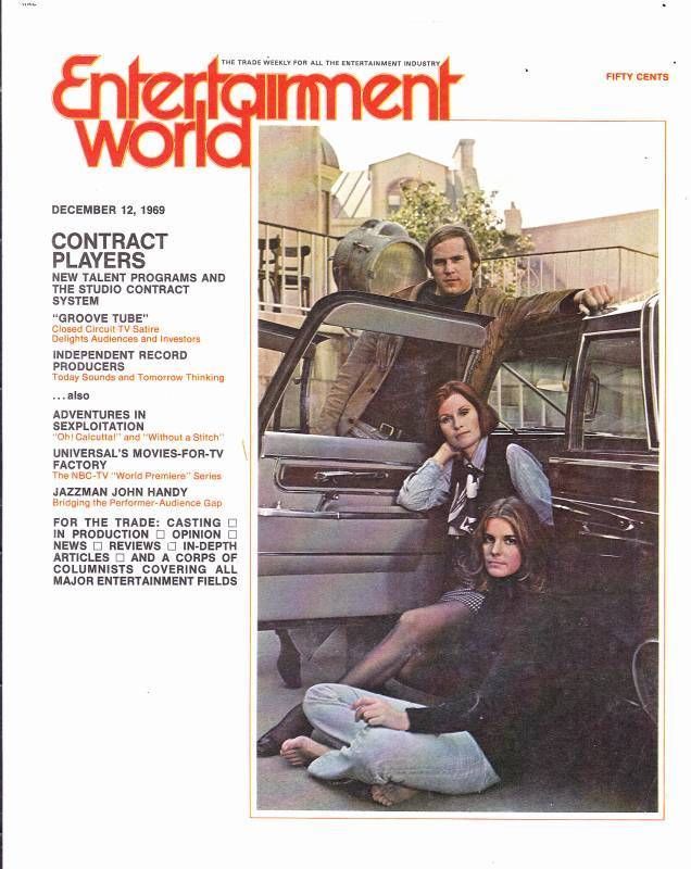 ENTERTAINMENT WORLD magazine side cover  Vol 1 # 10 12 December 1969