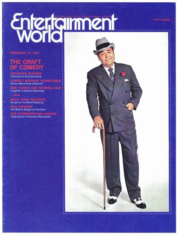 ENTERTAINMENT WORLD magazine side cover  Vol 2 # 8 27 February 1970