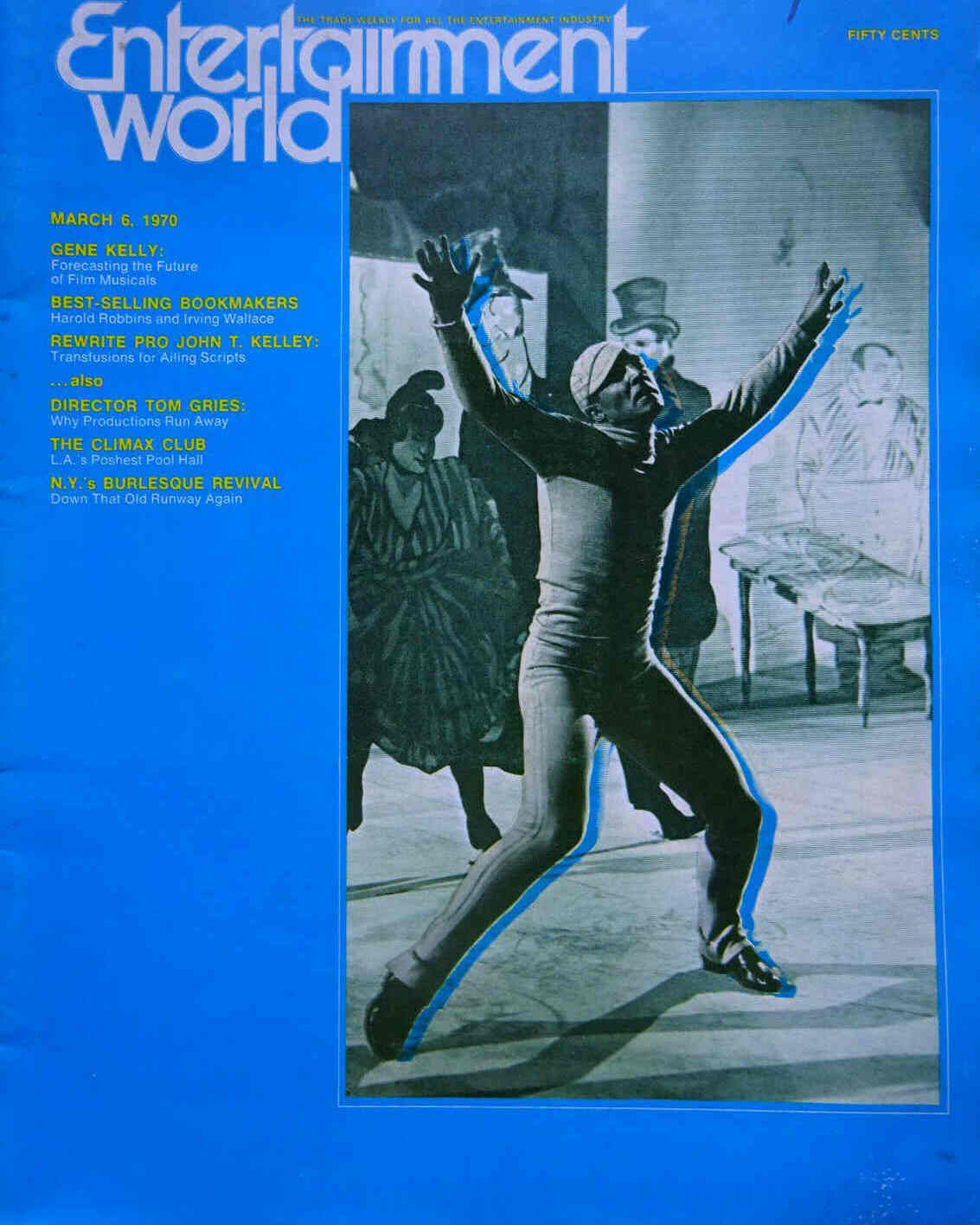 ENTERTAINMENT WORLD magazine side cover  Vol 2 # 9 6 March 1970