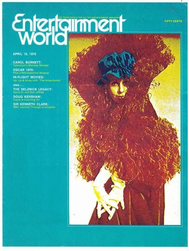 ENTERTAINMENT WORLD magazine side cover  Vol 2 # 14 10 April 1970