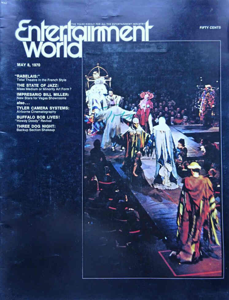 ENTERTAINMENT WORLD magazine side cover  Vol 2 # 18 8 May 1970