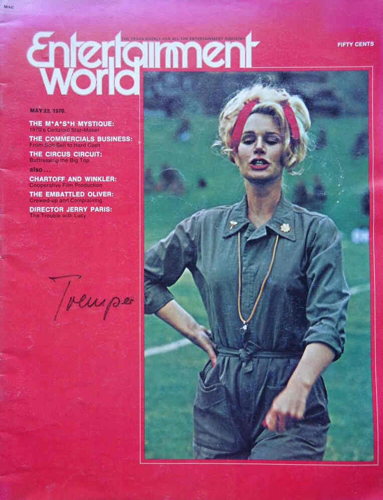 ENTERTAINMENT WORLD magazine side cover  Vol 2 # 20 22 May 1970