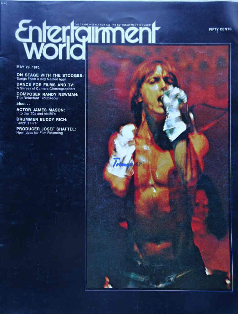 ENTERTAINMENT WORLD magazine side cover  Vol 2 # 21 29 May 1970