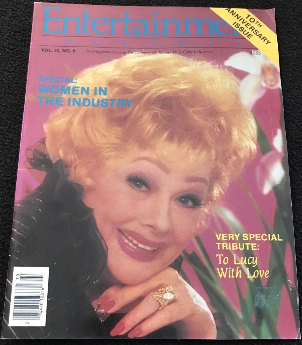 ENTERTAINMENT MONTHLY USA magazine side cover  October 1986