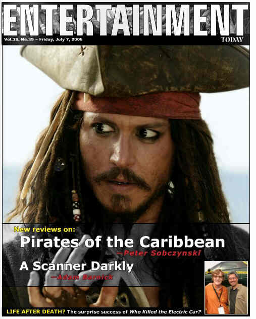 ENTERTAINMENT TODAY magazine side cover 7 July 2006