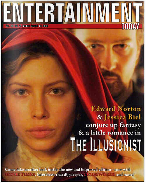 ENTERTAINMENT TODAY magazine side cover 18 August 2006