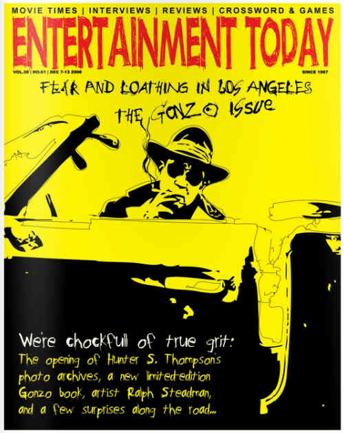 ENTERTAINMENT TODAY magazine side cover 7 December 2006
