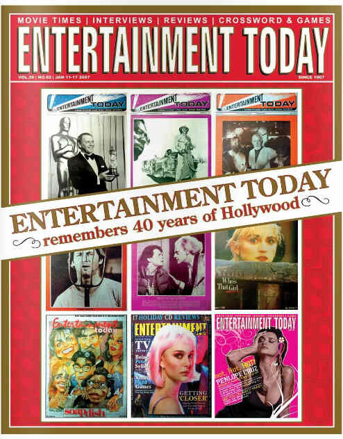 ENTERTAINMENT TODAY magazine side cover 11 January 2007