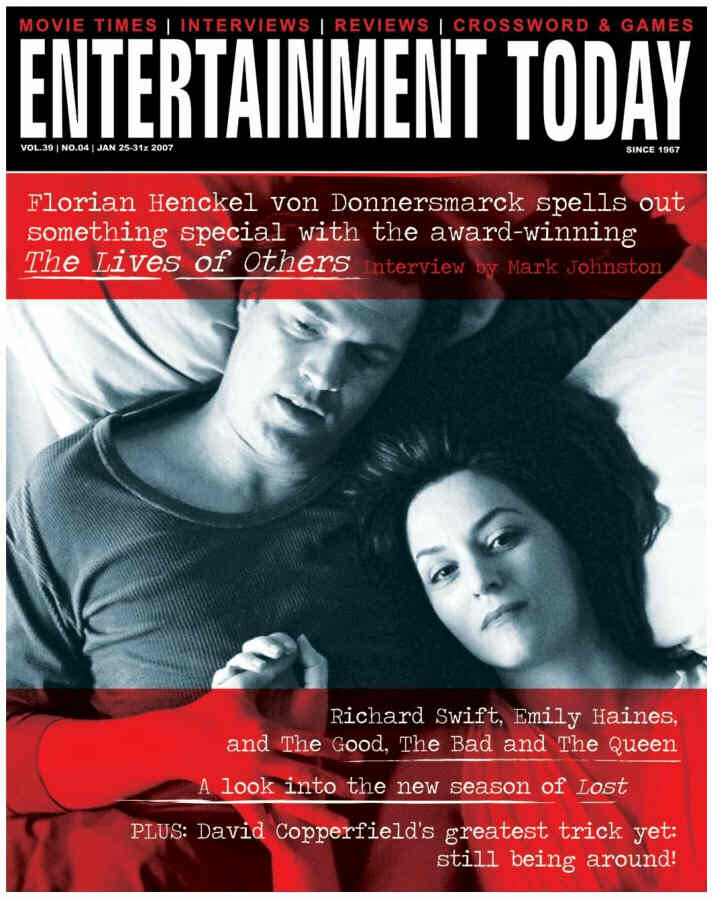 ENTERTAINMENT TODAY magazine side cover 25 January 2007